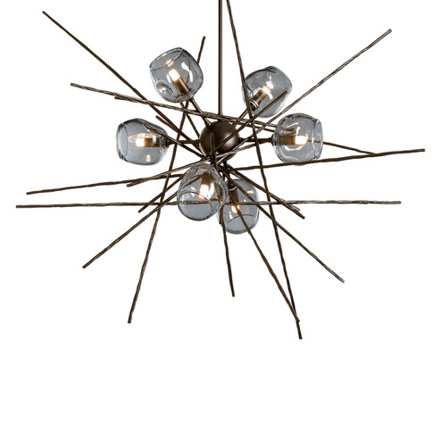 Griffin Six Light Pendant in Bronze (39|131590-SKT-MULT-05-YL0709)