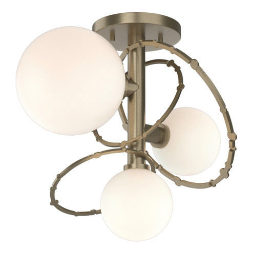 Olympus Three Light Semi-Flush Mount in Soft Gold (39|121360-SKT-84-GG0712)