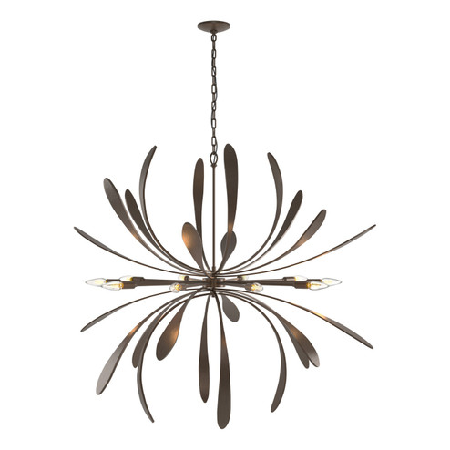 Dahlia Ten Light Chandelier in Bronze (39|104355-SKT-05)