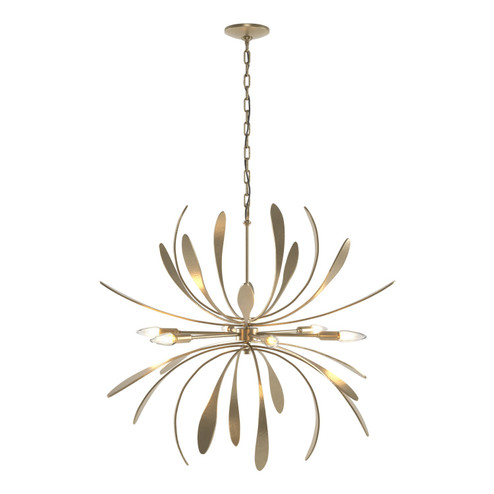 Dahlia Six Light Chandelier in Soft Gold (39|104350-SKT-84)