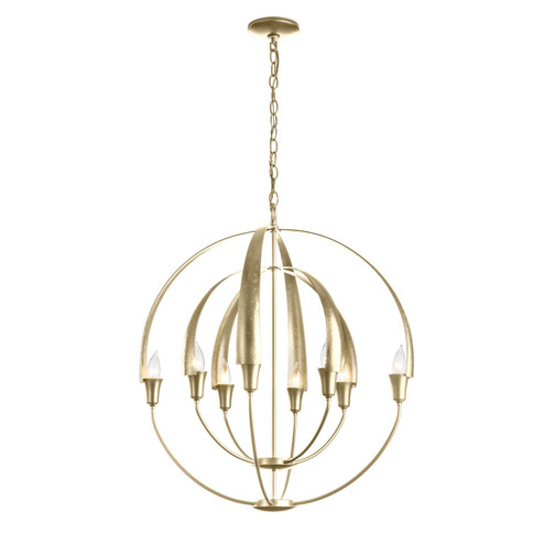 Cirque Eight Light Chandelier in Natural Iron (39|104205-SKT-20)