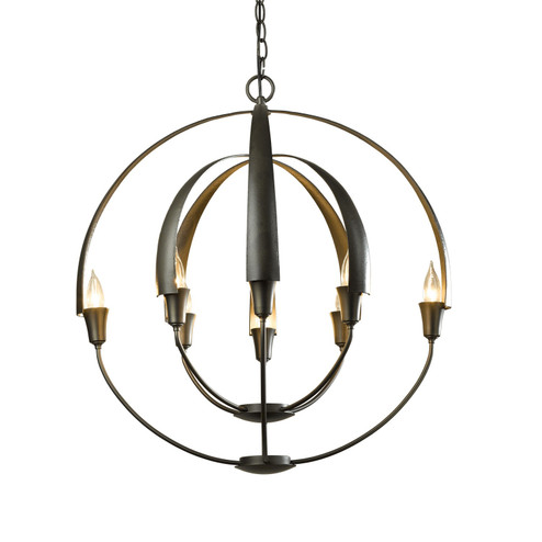 Cirque Eight Light Chandelier in Dark Smoke (39|104205-SKT-07)