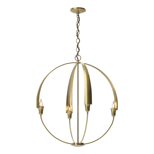 Cirque Four Light Chandelier in Modern Brass (39|104203-SKT-86)