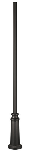 8Ft Post With Decorative Base Post in Black (13|6808BK)
