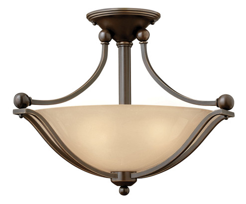 Bolla LED Semi-Flush Mount in Olde Bronze (13|4651OB-LED)