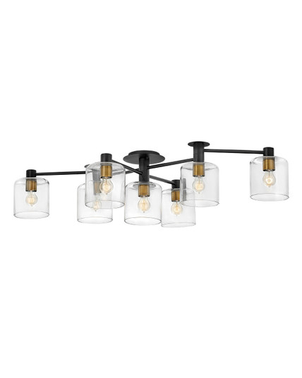 Axel LED Foyer Pendant in Black (13|4513BK)