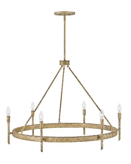 Tress LED Chandelier in Champagne Gold (13|3678CPG)
