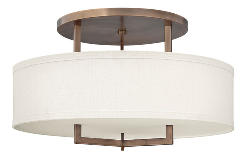 Hampton LED Semi-Flush Mount in Brushed Bronze (13|3211BR)