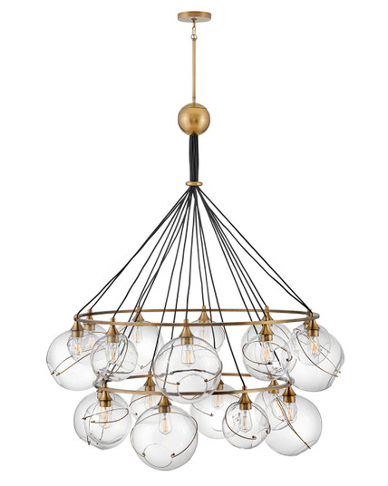 Skye LED Chandelier in Heritage Brass (13|30308HBR)