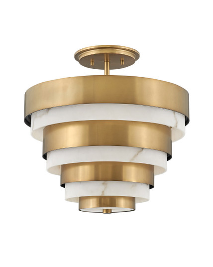 Echelon LED Foyer Pendant in Heritage Brass (13|30183HB)