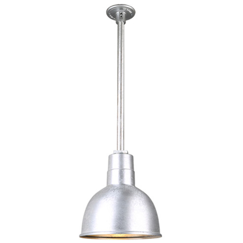 Warehouse One Light Pendant in Galvanized (381|H-QSN16110-SA-96/QSN24``ST3-96/QSNHDSMC-96)