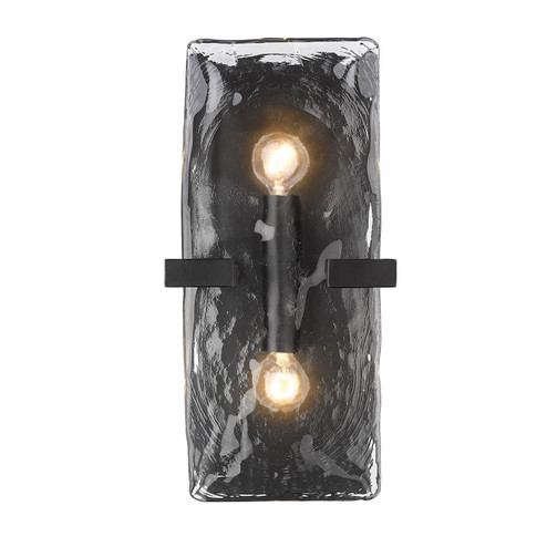 Aenon Two Light Wall Sconce in Matte Black (62|3164-WSC BLK-HWG)