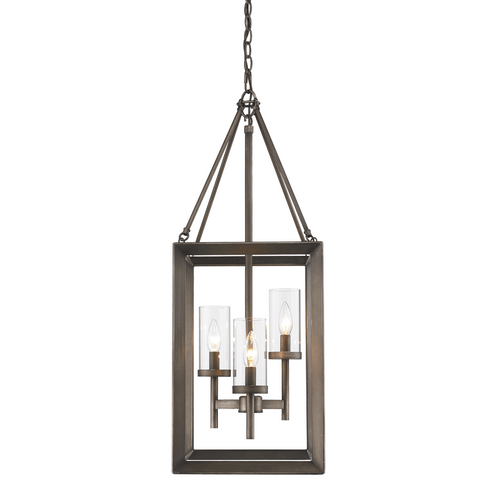 Smyth Three Light Pendant in Gunmetal Bronze (62|2073-3P GMT)