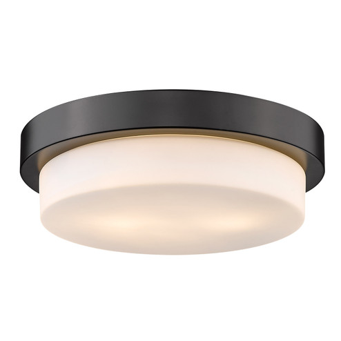 Multi-Family Two Light Flush Mount in Matte Black (62|1270-13 BLK)