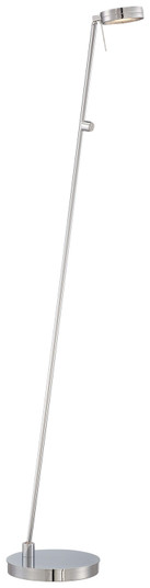 George'S Reading Room LED Floor Lamp in Chrome (42|P4304-077)