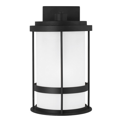 Wilburn One Light Outdoor Wall Lantern in Black (1|8690901D-12)