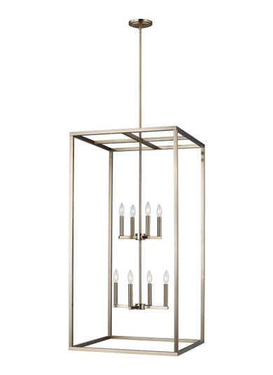 Moffet Street Eight Light Hall / Foyer Pendant in Satin Brass (1|5234508-848)