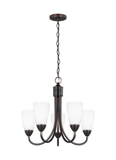 Seville Five Light Chandelier in Bronze (1|3120205EN3-710)