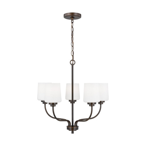 Windom Five Light Chandelier in Bronze (1|3102805-710)