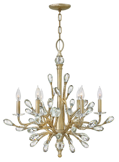 Eve LED Chandelier in Champagne Gold (138|FR46806CPG)