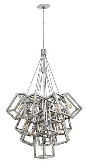 Ensemble LED Chandelier in Polished Nickel (138|FR42449PNI)