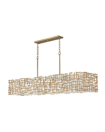 Farrah LED Linear Chandelier in Burnished Gold (138|FR33109BNG)