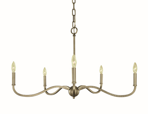 Heidelberg Five Light Chandelier in Satin Pewter (8|5643 SP)