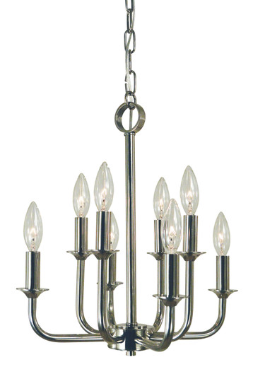 Boulevard Six Light Chandelier in Polished Nickel (8|4986 PN)