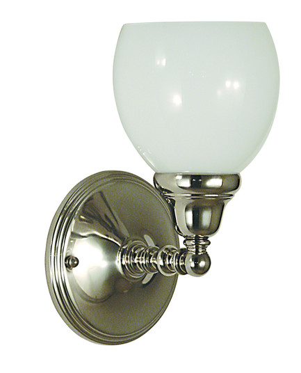 Sheraton One Light Wall Sconce in Polished Silver (8|2427 PS)