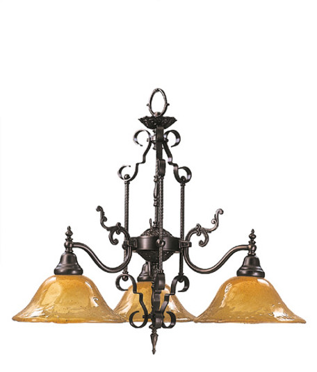 Compass Three Light Wall Sconce in Brushed Bronze (8|1113 BB)