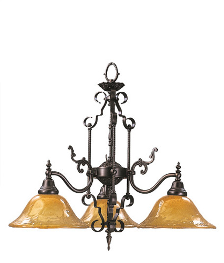 Compass Three Light Wall Sconce in Antique Brass (8|1113 AB)