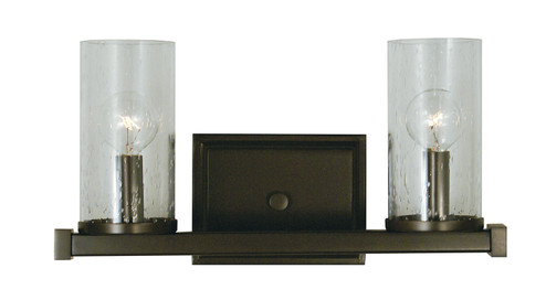 Compass Two Light Wall Sconce in Brushed Bronze (8|1112 BB)