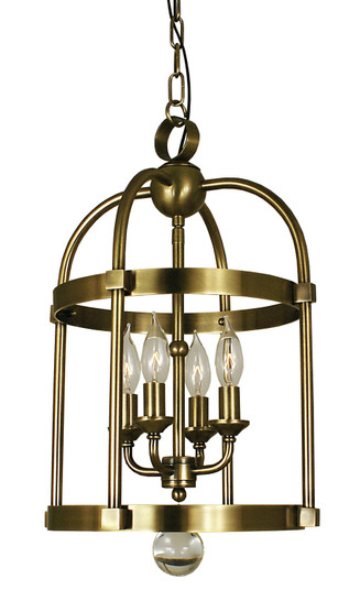 Compass Four Light Chandelier in Matte Black (8|1103 MBLACK)