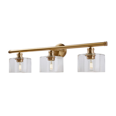 Zane Three Light Bath Vanity Light in Soft Gold (112|5748-03-12)