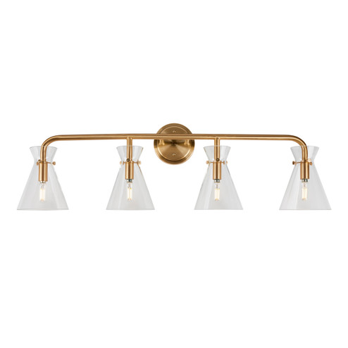 Beaker Four Light Bath Vanity Light in Soft Gold (112|5733-04-12)