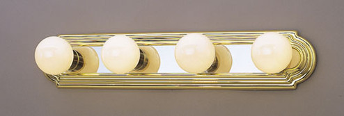 Vanity BB Four Light Bath Strip in Polished Brass and Chrome (112|5245-04-25)
