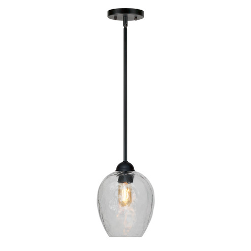 Olivia One Light Pendant in Black (112|2755-01-04)