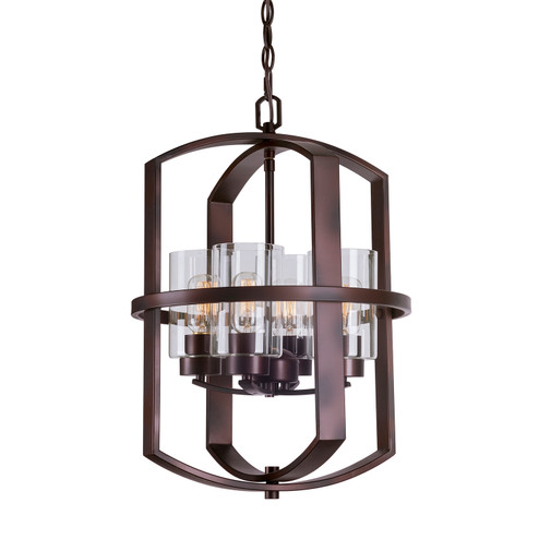 Hyde Four Light Entry Chandelier in Antique Bronze (112|2718-04-32)