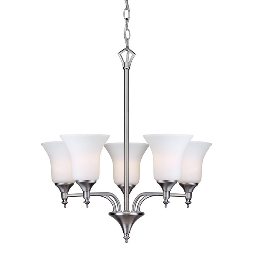 Five Light Chandelier in Brushed Nickel (112|2638-05-55)