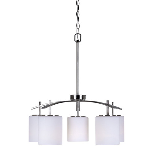 Five Light Chandelier in Brushed Nickel (112|2635-05-55)