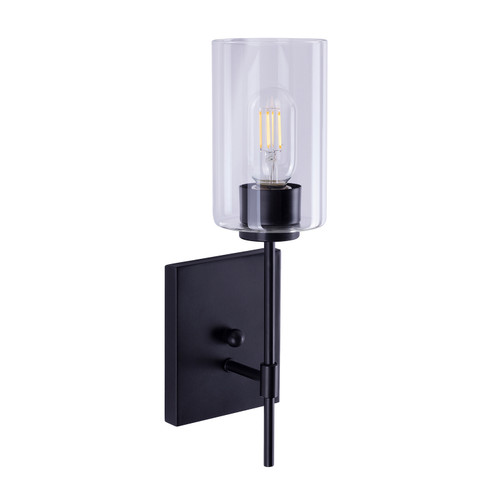 Faye One Light Wall Sconce in Black (112|2612-01-04)