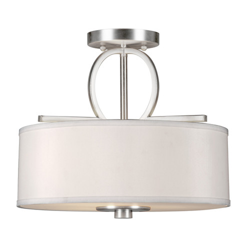 Three Light Semi Flush Mount in Brushed Nickel (112|2562-03-55)