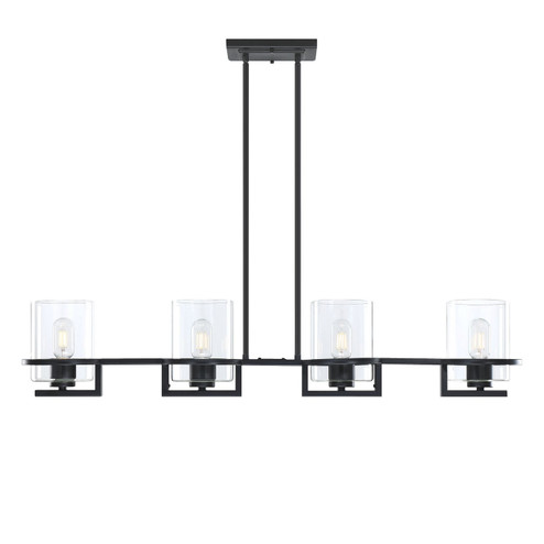 Halo Four Light Island Pendant in Black (112|2404-04-04)