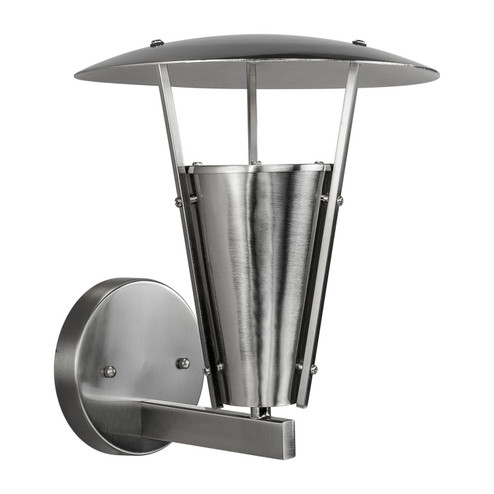 One Light Outdoor Lantern in Brushed Nickel (112|1150-01-55)