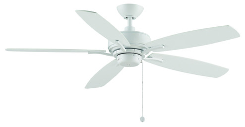 Aire Deluxe 52''Ceiling Fan in Matte White (26|FP6284MW)