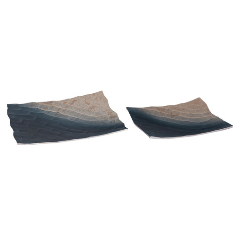 Colin Tray - Set of 2 in Bronze (45|S0807-11361/S2)
