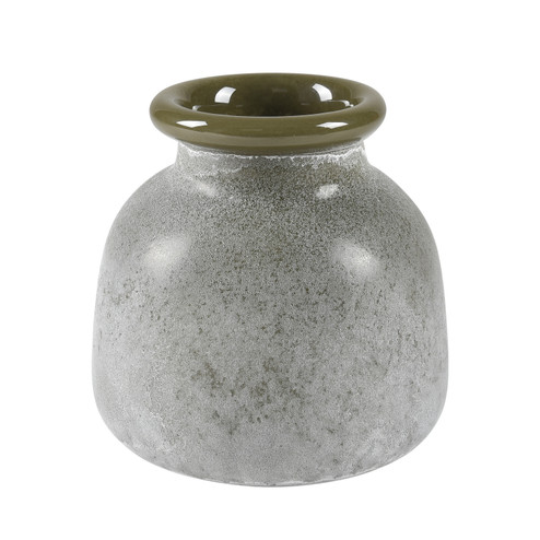 Hollum Vase in Frosted Green (45|S0047-8225)