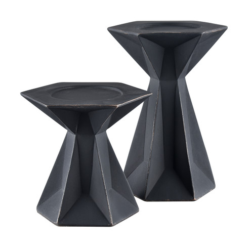 Harper Candleholder in Black (45|S0037-9177/S2)