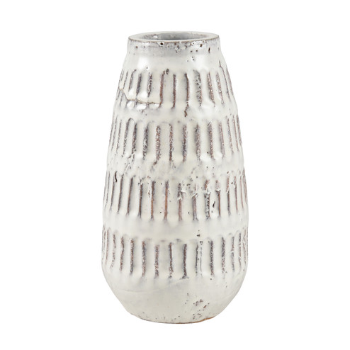 Muriel Vase in Aged White Glazed (45|S0017-8208)