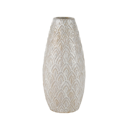 Holl Vase in White (45|S0017-8109)